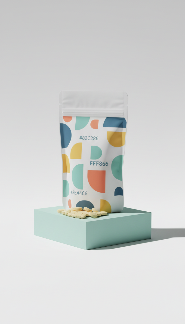 Senior Supplement Pouch With Modern Graphics