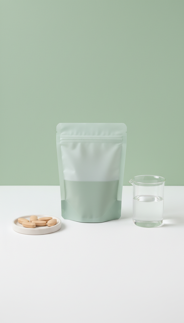 Senior Dog Supplement Pouch with Water Beaker