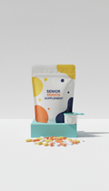 Supplement Pouch With Measuring Cup